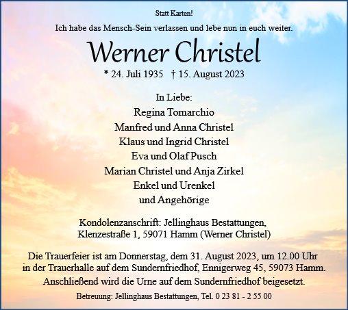 Werner Christel