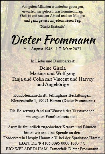 Dieter Frommann