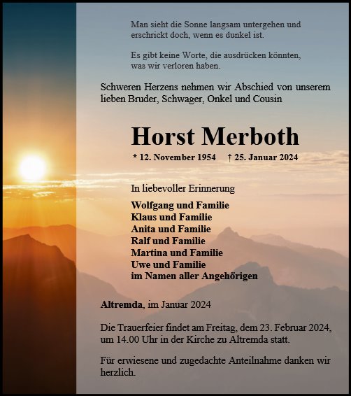 Horst Merboth