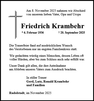 Friedrich Krambehr