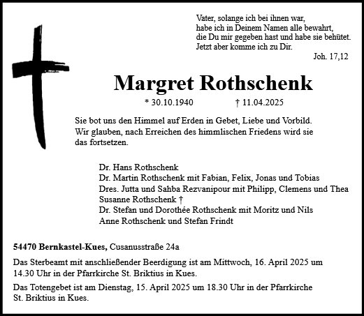 Margret Rothschenk