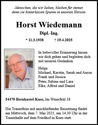 Horst Wiedemann