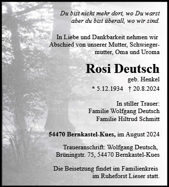 Maria-Therese Deutsch