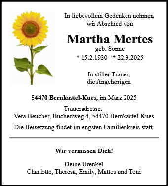 Martha Mertes