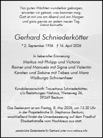 Gerhard Schniederkötter