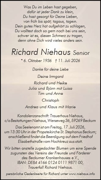 Richard Niehaus