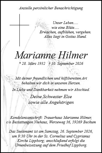 Marianne Hilmer