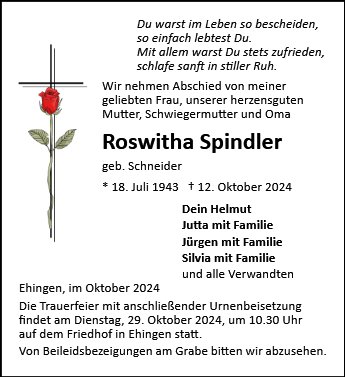 Roswitha Spindler