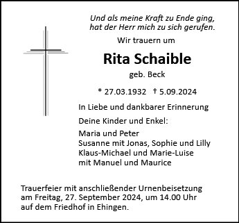 Rita Schaible