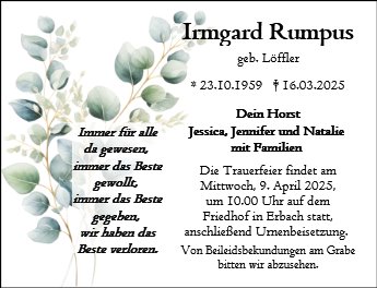 Irmgard Rumpus