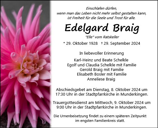 Edelgard Braig