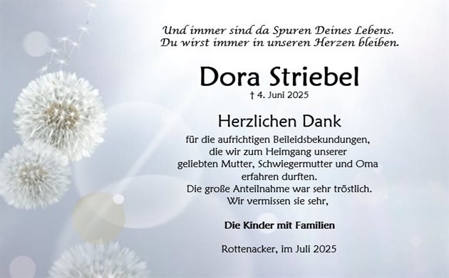 Dora Striebel
