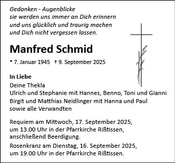 Manfred Schmid