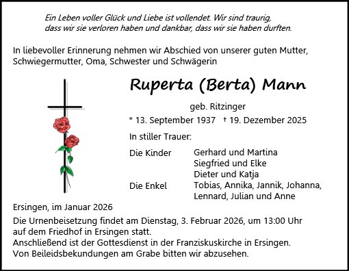 Ruperta Mann