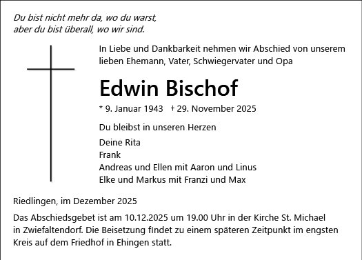 Edwin Bischof