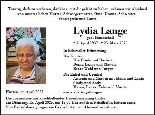 Lydia Lange