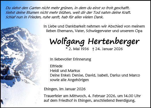 Wolfgang Hertenberger