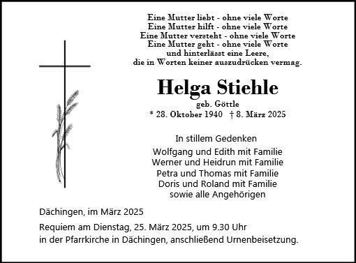 Helga Stiehle