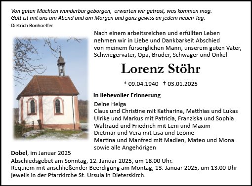 Lorenz Stöhr