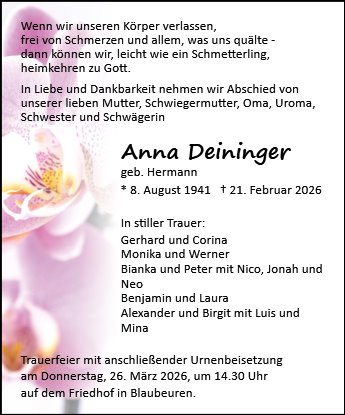 Anna Deininger