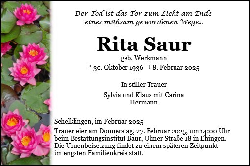 Rita Saur