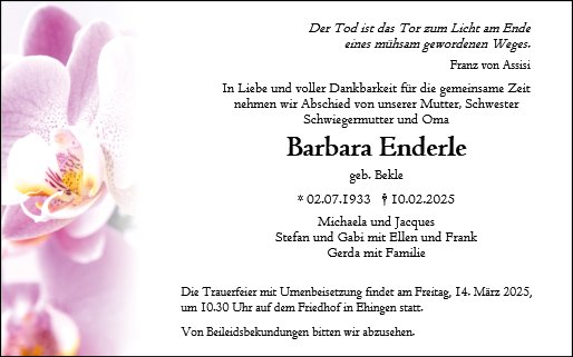 Barbara Enderle