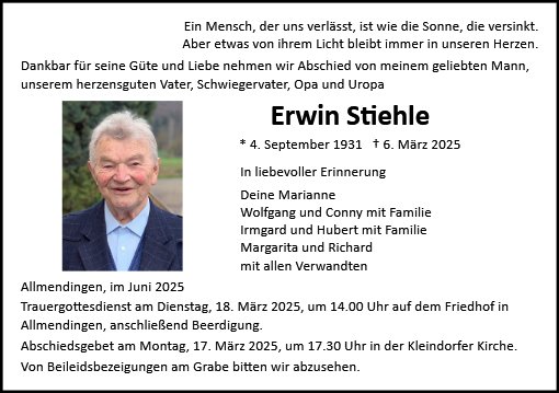 Erwin Stiehle