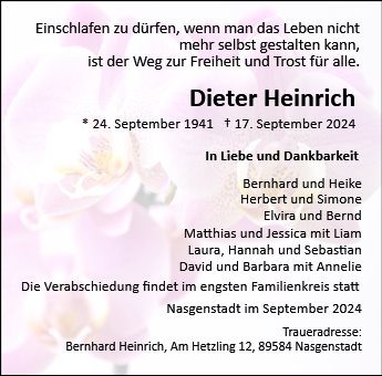 Dieter Heinrich