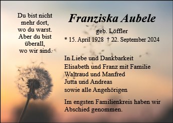 Franziska Aubele