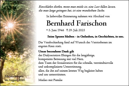 Bernhard Farischon