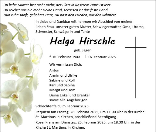 Helga Hirschle