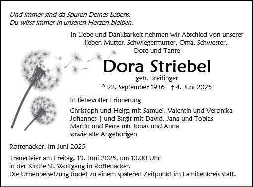 Dora Striebel