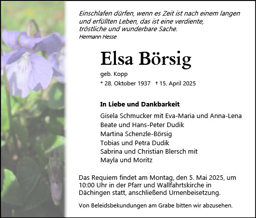 Elsa Börsig