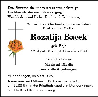Rozalija Bacek