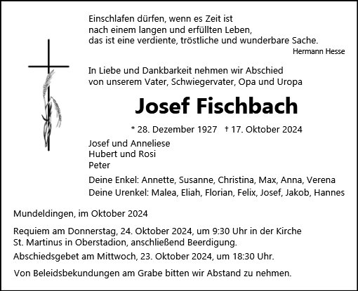 Josef Fischbach