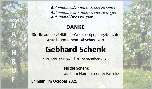 Gebhard Schenk