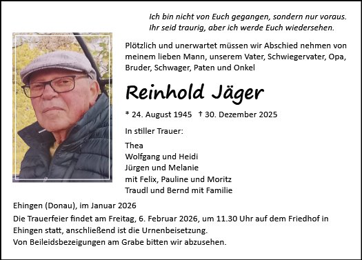 Reinhold Jäger