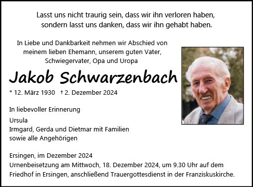 Jakob Schwarzenbach
