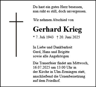 Gerhard Krieg