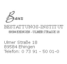 Baur Bestattungen