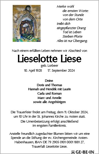 Lieselotte Liese