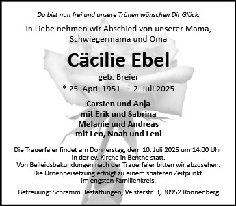 Cäcilie Ebel