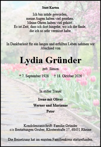 Lydia Gründer