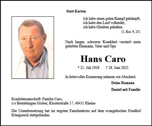Hans Caro