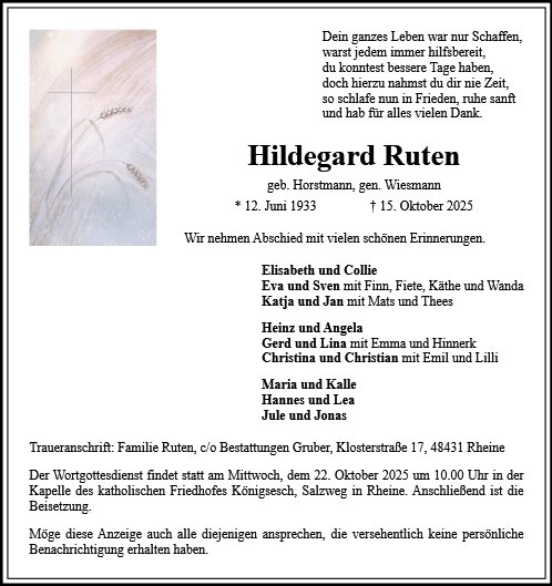 Hildegard Ruten