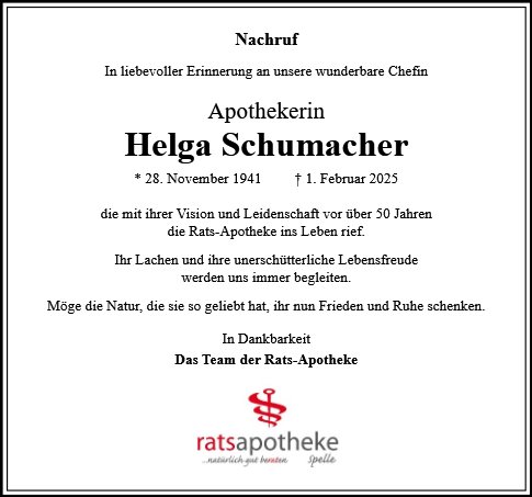 Helga Schumacher