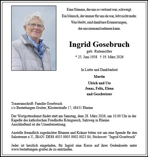 Ingrid Gosebruch