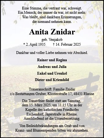 Anita Znidar