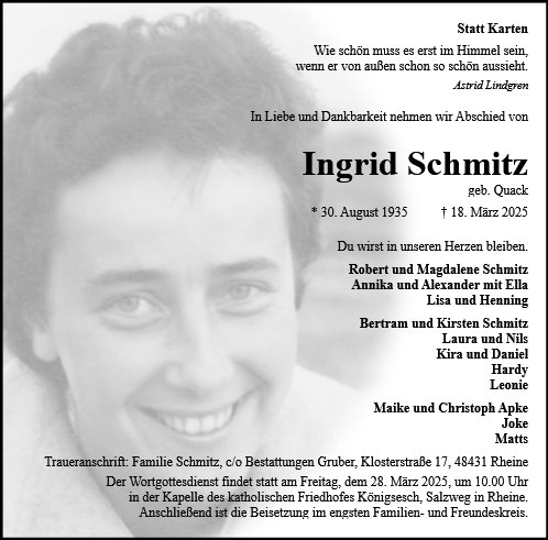 Ingrid Schmitz