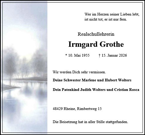 Irmgard Grothe